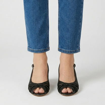 Amedea - Bequemer Damen-Sandal mit Absatz
