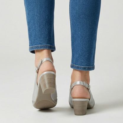 Amedea - Bequemer Damen-Sandal mit Absatz