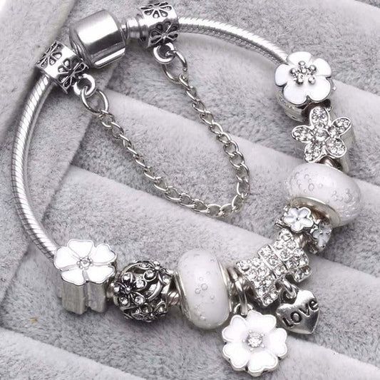 Graue Vintage Silber Armbänder