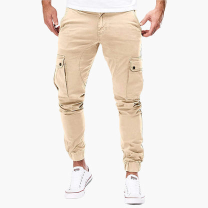 AlpenNord™ | Herren Cargo Jogginghose – Moderne Streetwear Freizeithose mit Taschen und Elastikbund, Outdoor & Alltag
