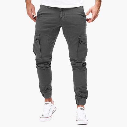 AlpenNord™ | Herren Cargo Jogginghose – Moderne Streetwear Freizeithose mit Taschen und Elastikbund, Outdoor & Alltag
