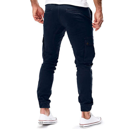 AlpenNord™ | Herren Cargo Jogginghose – Moderne Streetwear Freizeithose mit Taschen und Elastikbund, Outdoor & Alltag
