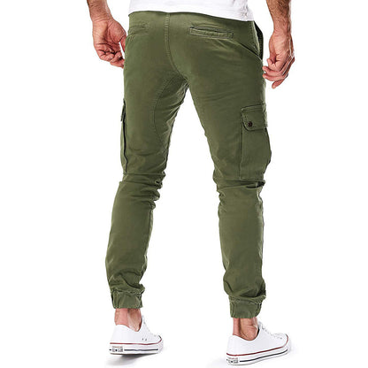AlpenNord™ | Herren Cargo Jogginghose – Moderne Streetwear Freizeithose mit Taschen und Elastikbund, Outdoor & Alltag