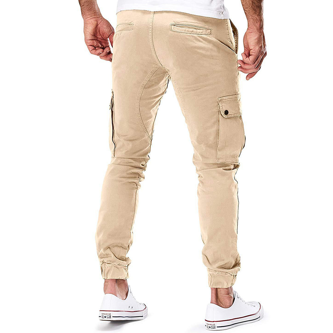 AlpenNord™ | Herren Cargo Jogginghose – Moderne Streetwear Freizeithose mit Taschen und Elastikbund, Outdoor & Alltag