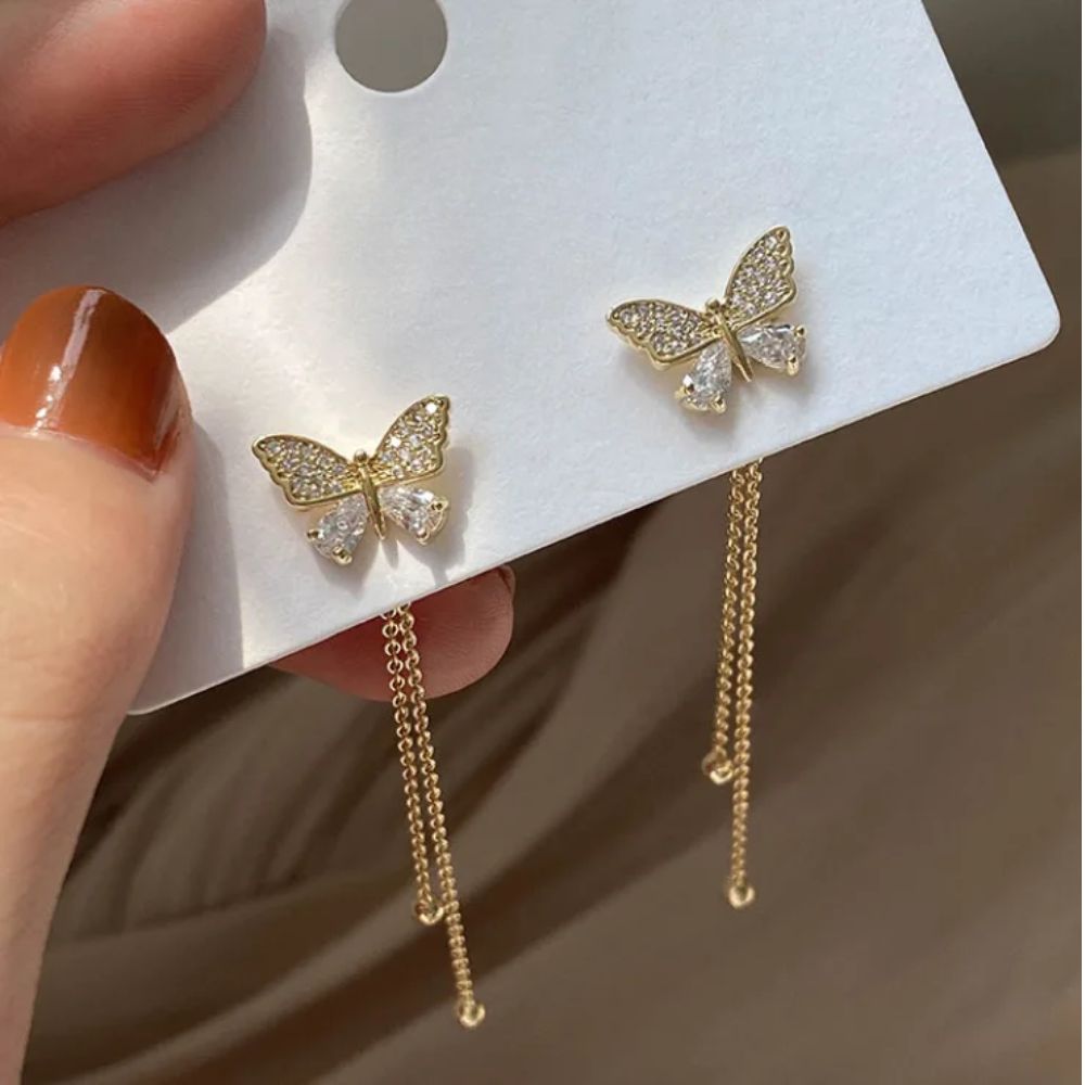 Schmetterling Ohringe aus hochwertigem Material