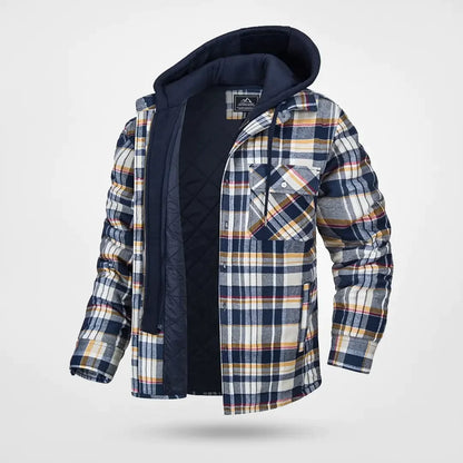 AlpenNord™ | Kapuzen-Button-Down-Jacke für Herren