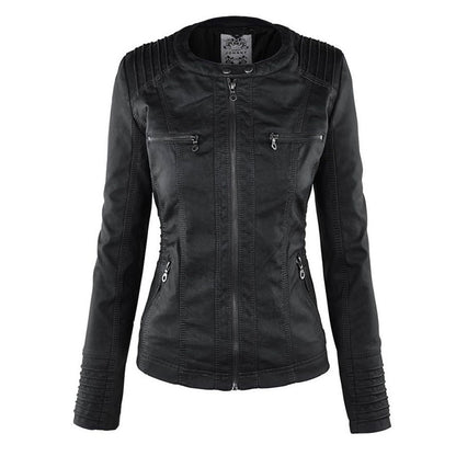 Monika | Robuste und elegante Lederjacke