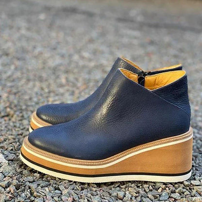 Kamala™ Lässige Keilstiefeletten