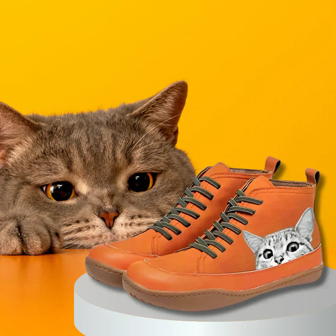 MAELEN™ | Damen Leder-Sneaker