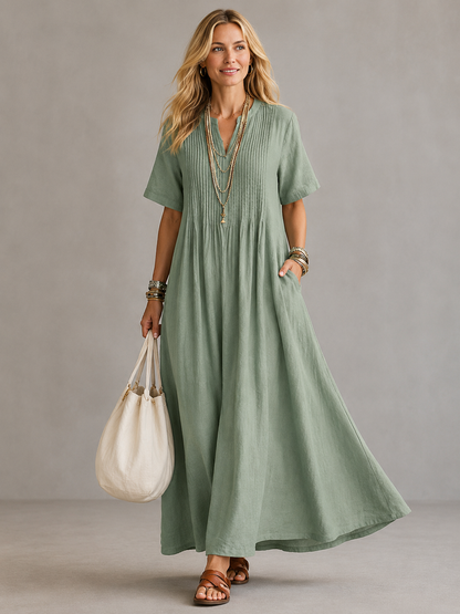 Nathalia™ | Plissiertes Kleid