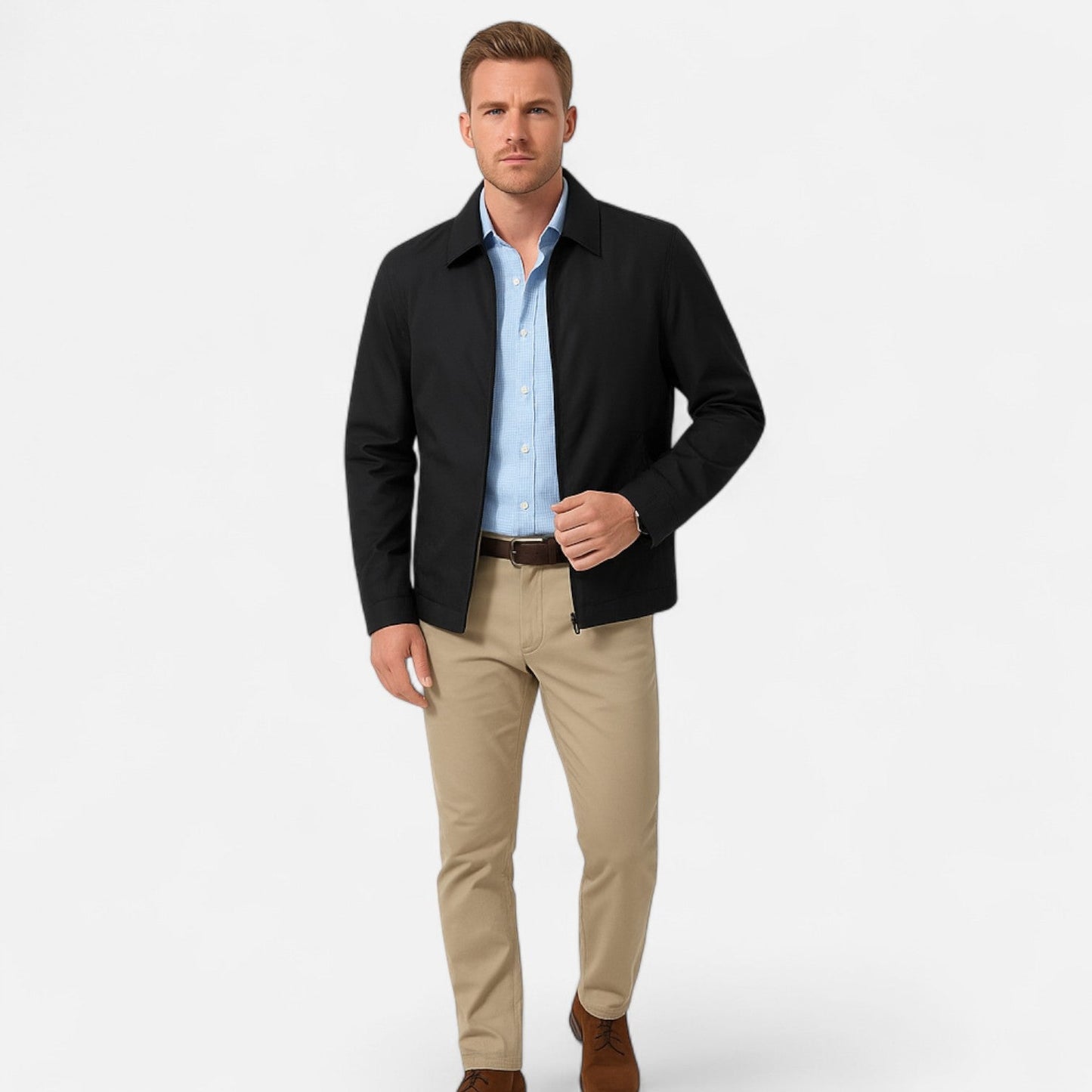 AlpenNord™ | Leichte Jacke – Herren Smart Casual Oberbekleidung für vielseitiges Schichten