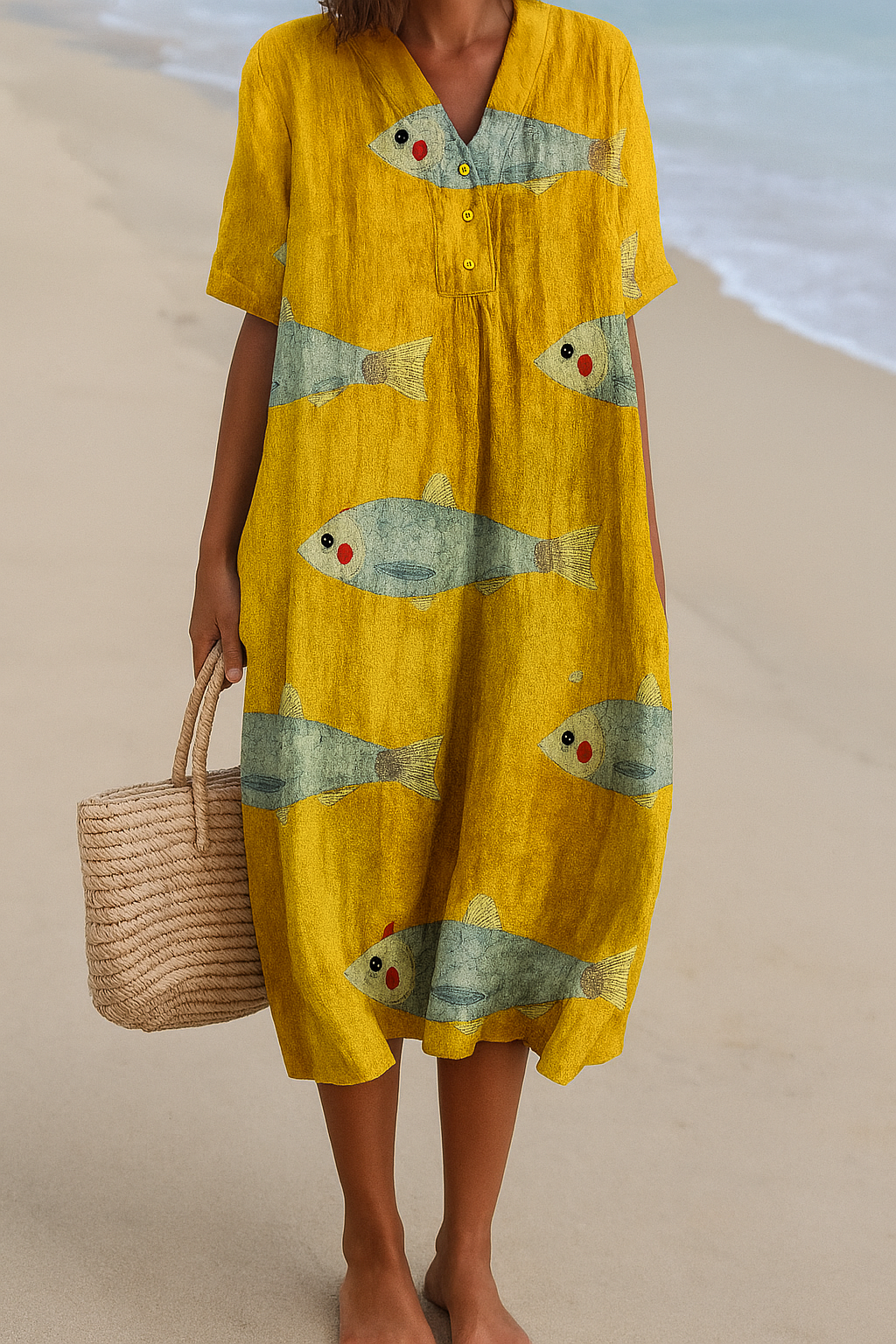 Van Elst Mode® | Sommerliche Blumenkleid