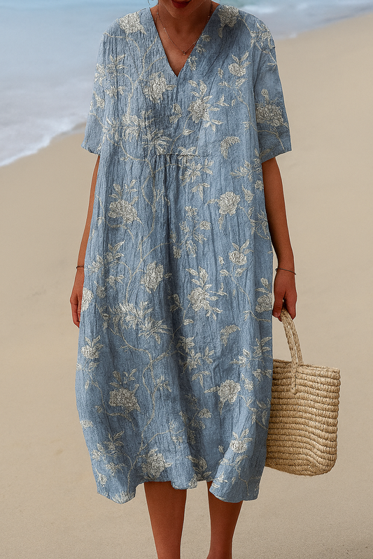 Van Elst Mode® | Sommerliches Blumenkleid