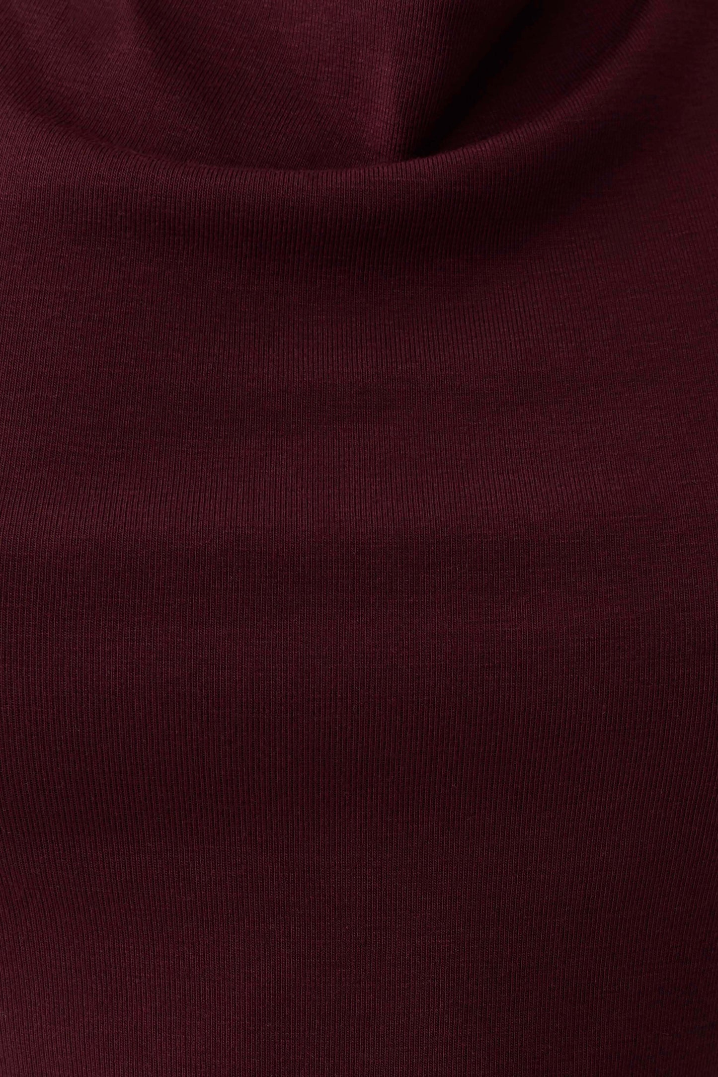 Clea Relaxed Sheer Haltertop - Burgunder