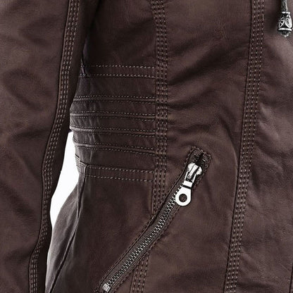 Monika | Robuste und elegante Lederjacke