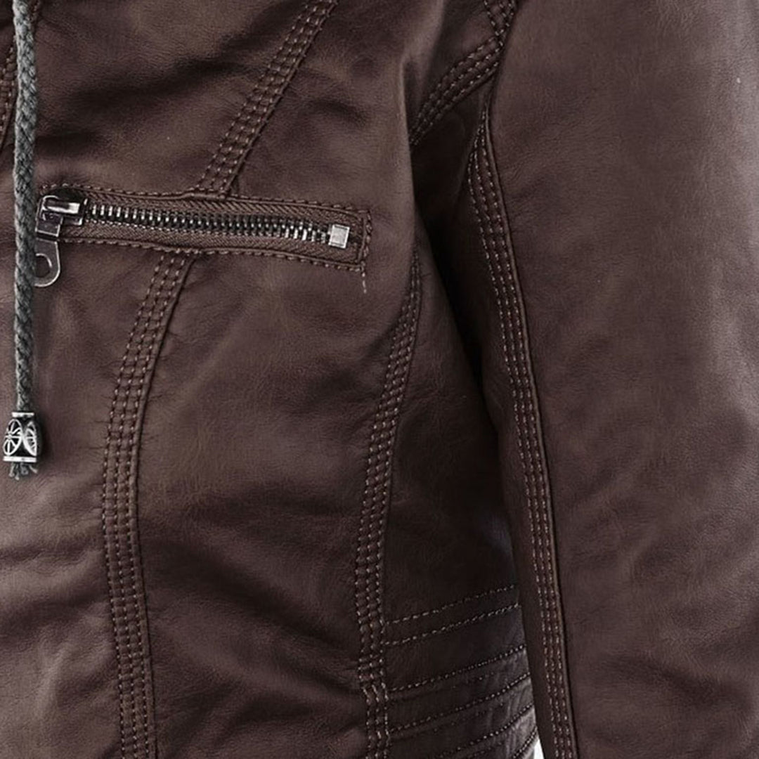 Monika | Robuste und elegante Lederjacke