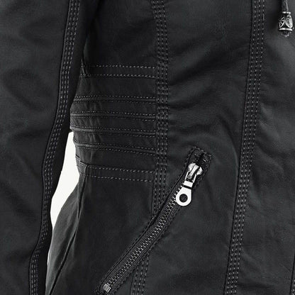 Monika | Robuste und elegante Lederjacke