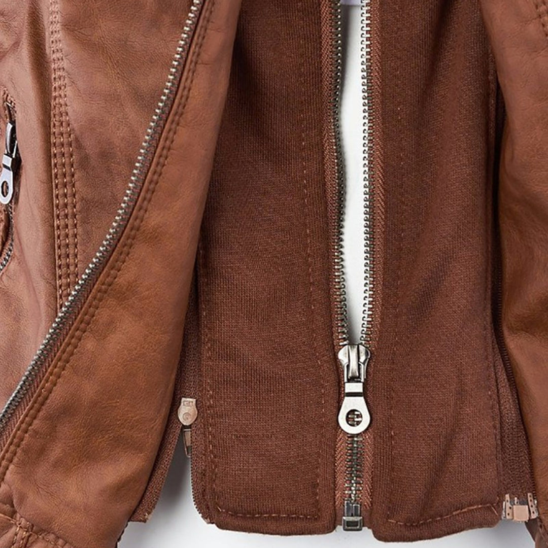 Monika | Robuste und elegante Lederjacke