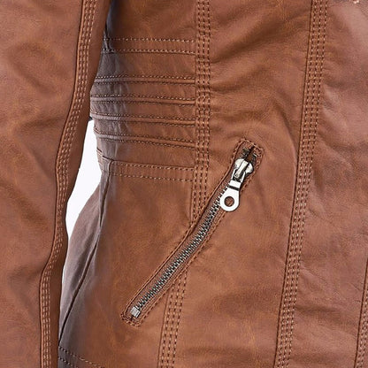 Monika | Robuste und elegante Lederjacke
