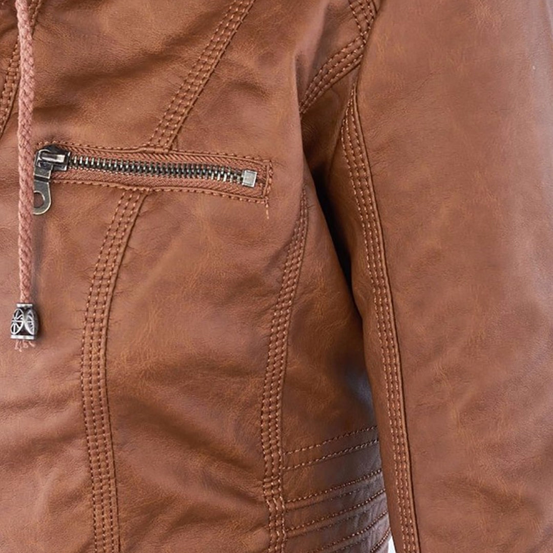 Monika | Robuste und elegante Lederjacke