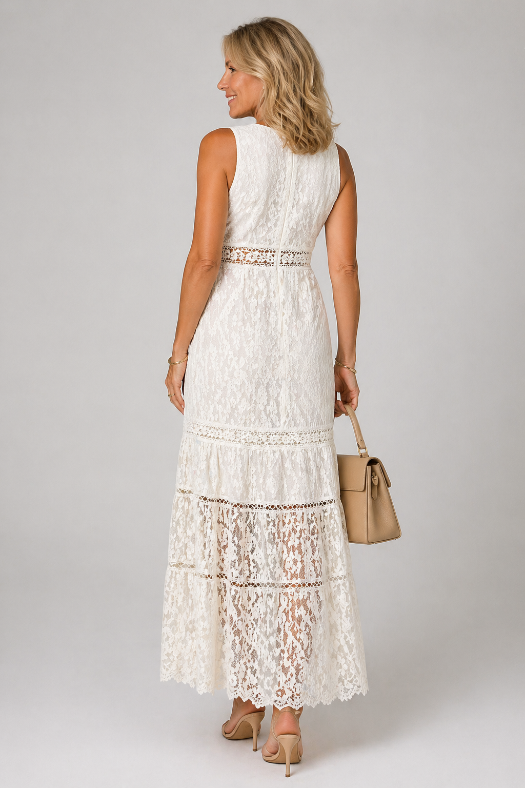 Elara Beige Kleid