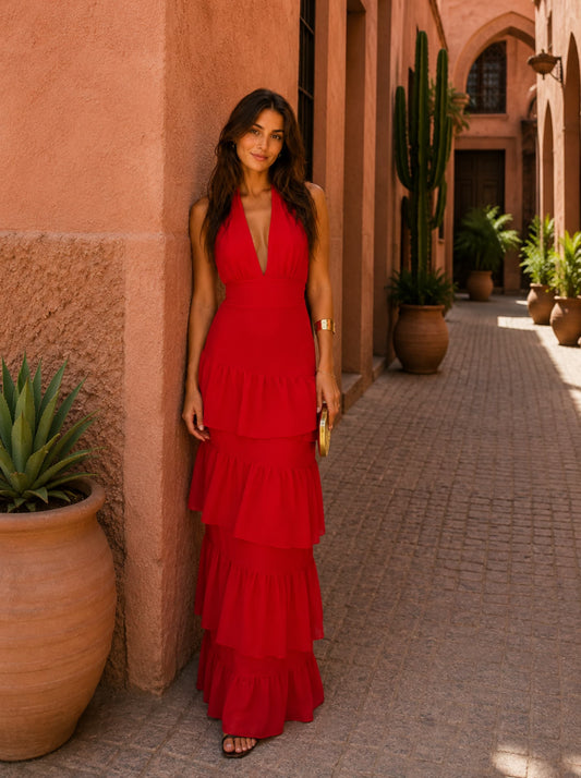 Manila Kleid in Rot
