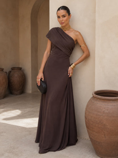 Toledo Kleid in Braun