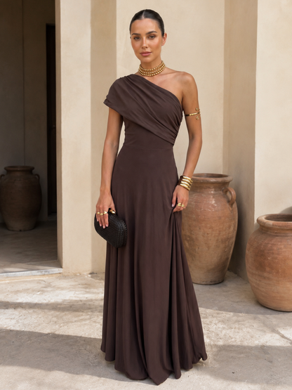 Toledo Kleid in Braun