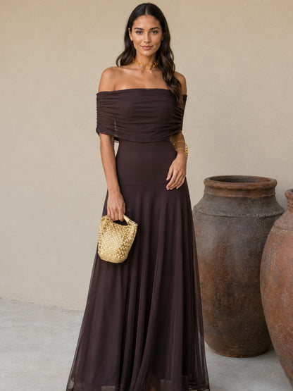 Toledo Kleid in Braun