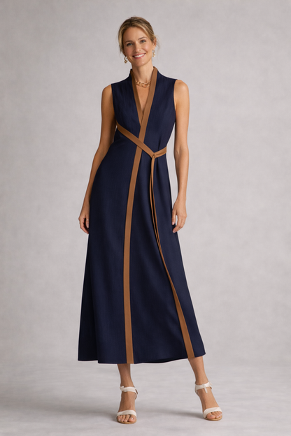 VIVIENNE | Celeste - Elegantes Maxikleid