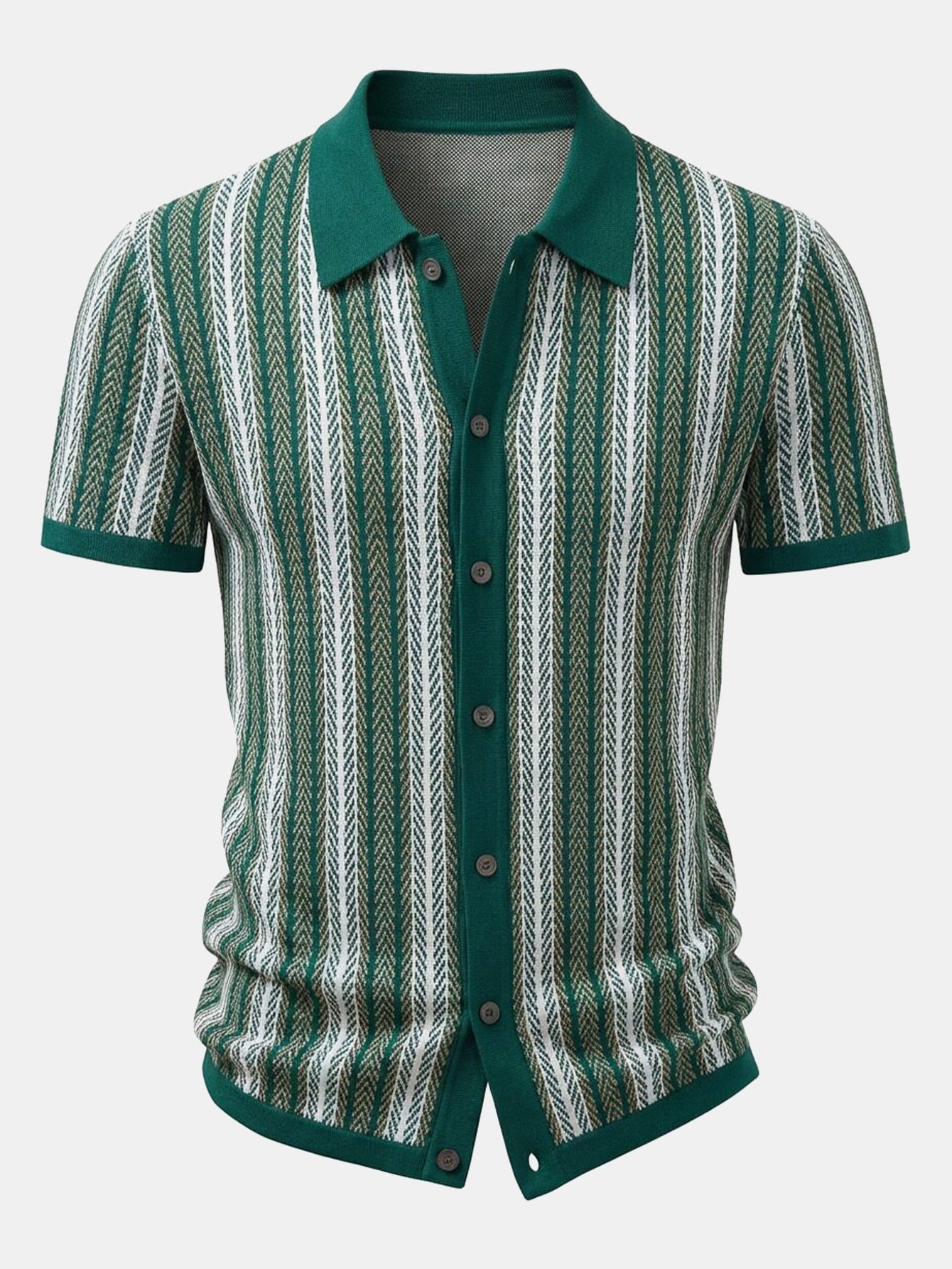 Retro Geometrisches Strickshirt