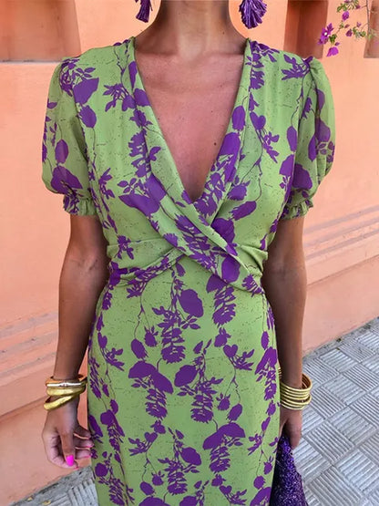 Lieke™ - Bunte Sommerdruckkleid
