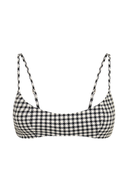 Amelie Tweed Bralette - Hahnentritt