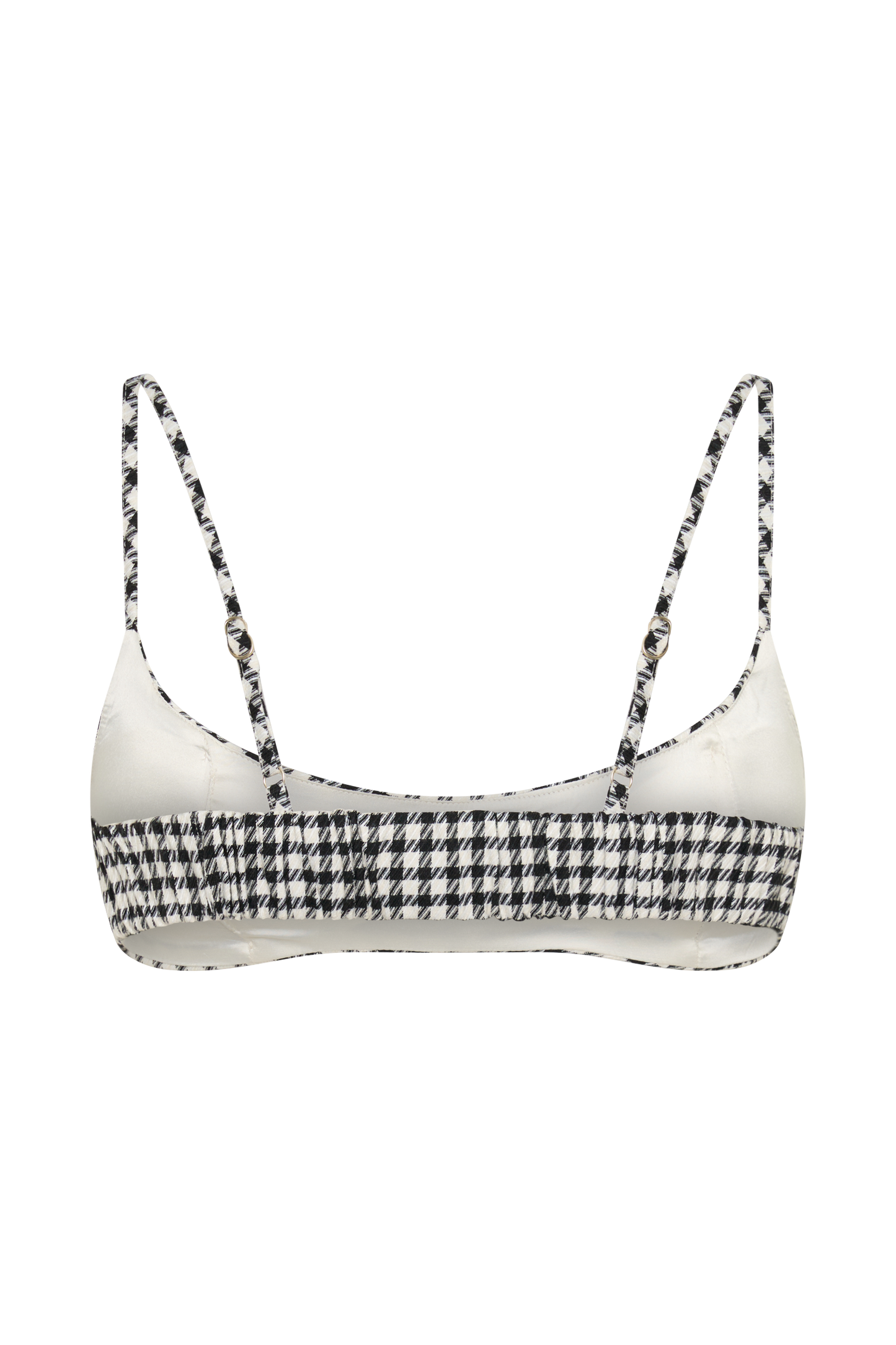 Amelie Tweed Bralette - Hahnentritt