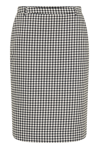 Amelie Tweed Midi-Rock - Hahnentritt