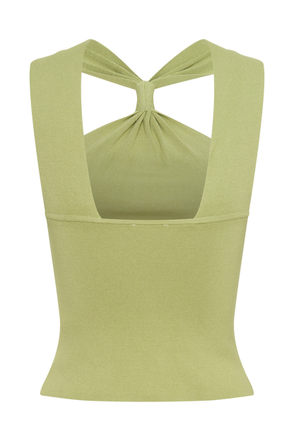 Angelika Twist Front Stricktop - Hellolive