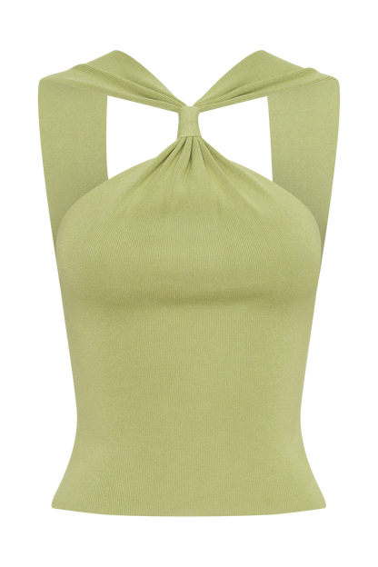 Angelika Twist Front Stricktop - Hellolive