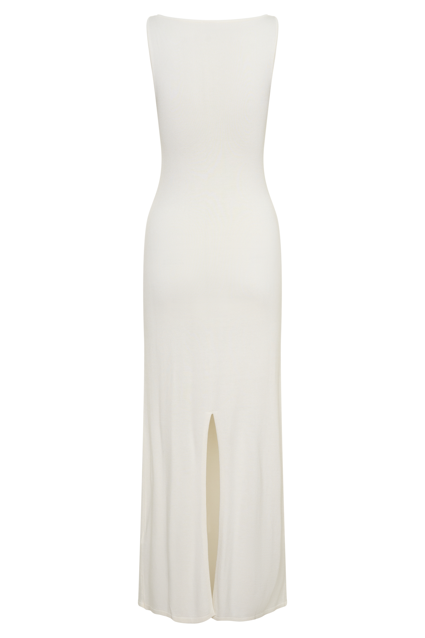 Boston Bootcut ärmelloses Midi-Kleid - Elfenbein