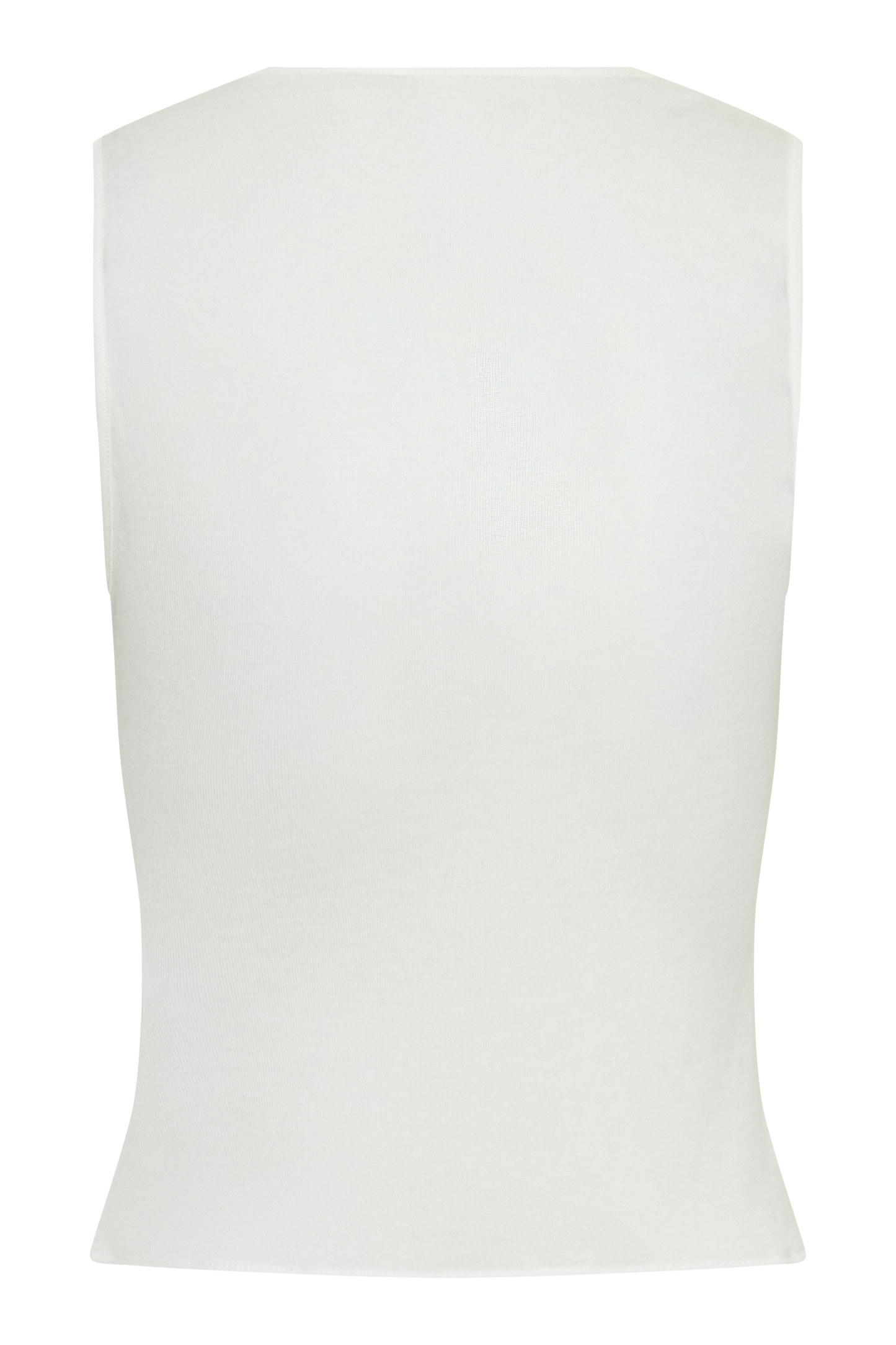 Ciaran Ärmelloses Transparentes Top - Elfenbein