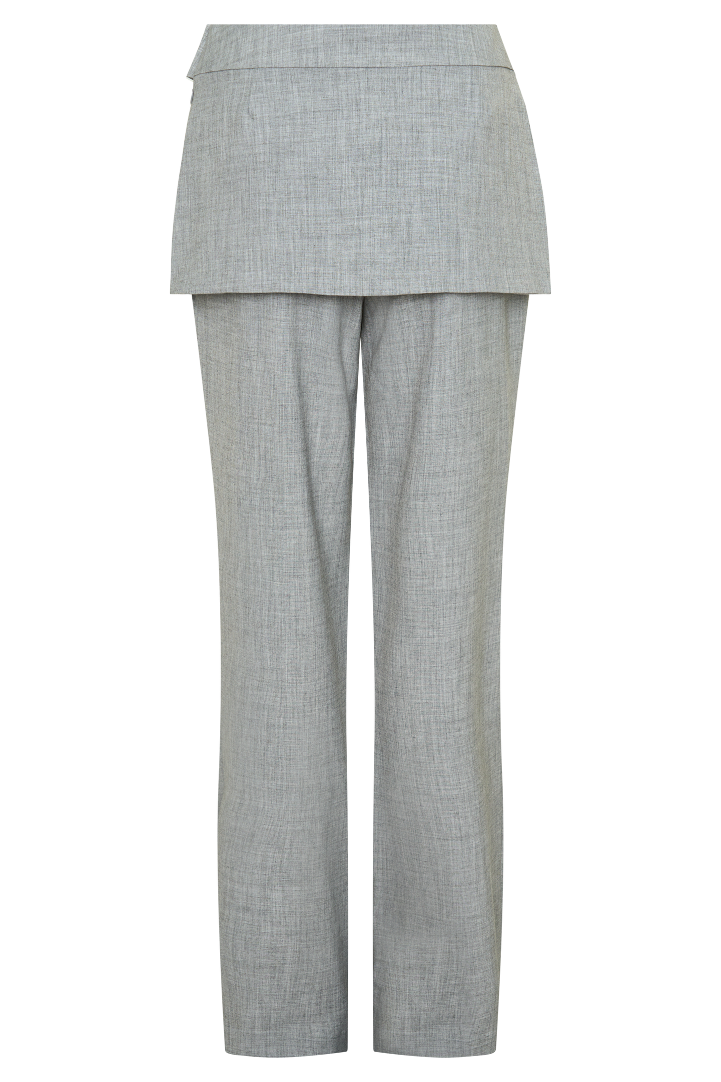 Daisy Wickelrock Gerade Hosen - Charcoal Marle