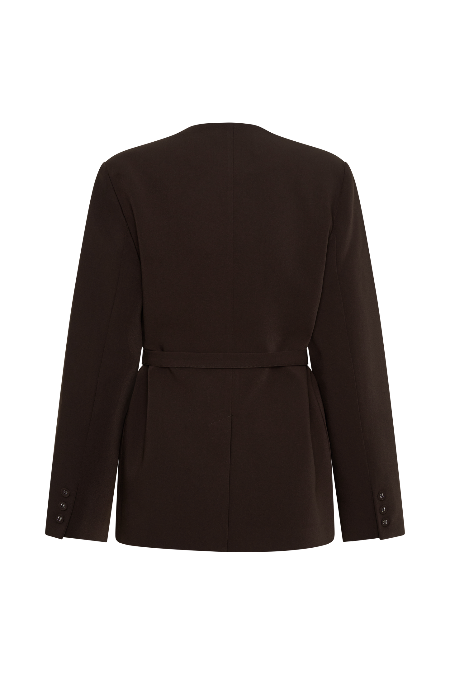 Darcie Drop Shoulder Anzugblazer - Dunkle Schokolade