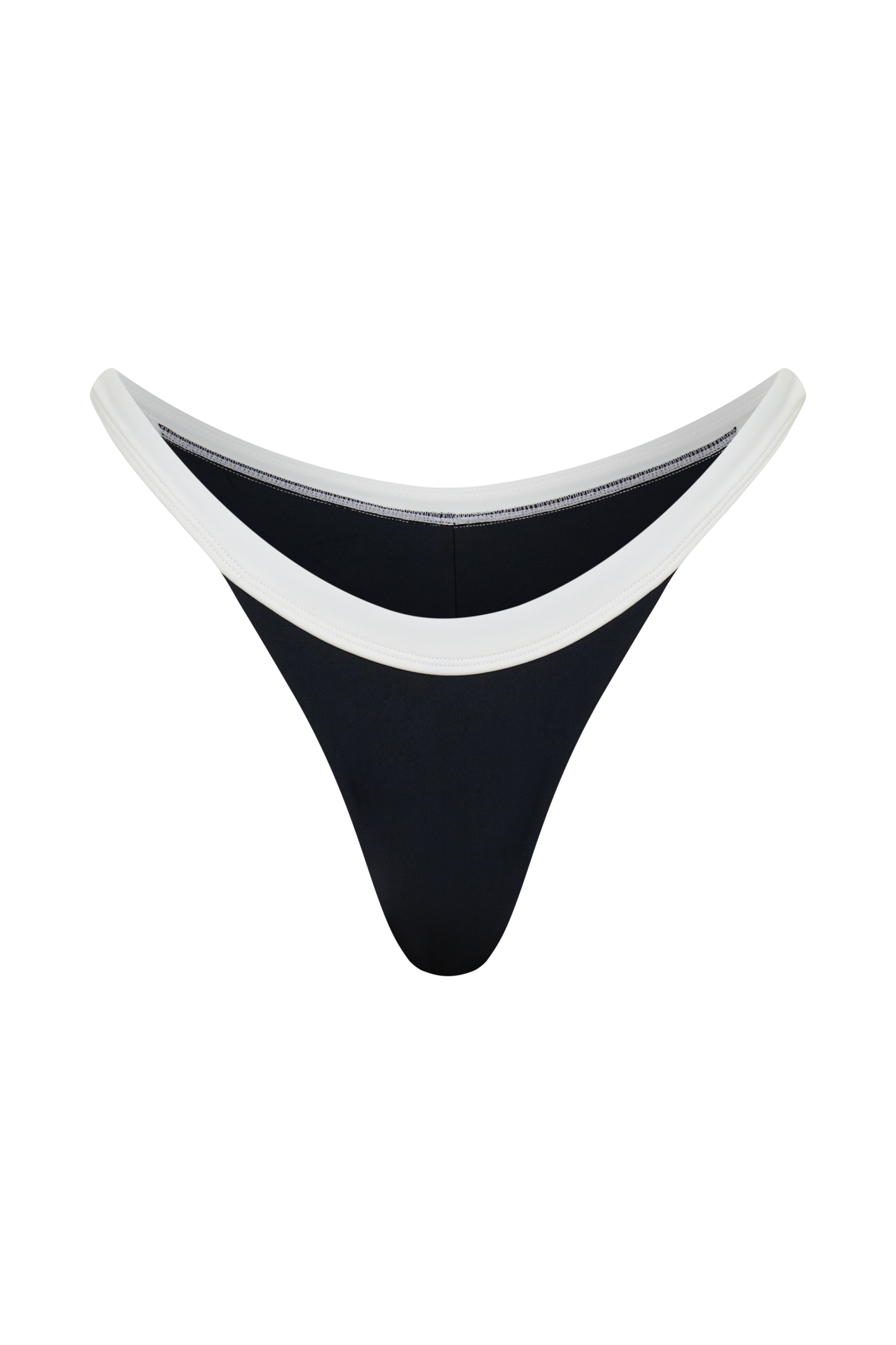 Isla Brasilianischer Bikini-Unterteil - Schwarz/Weiß
