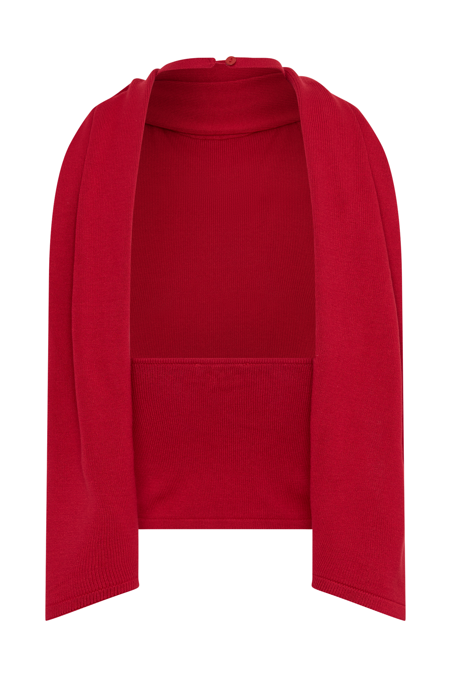 Misty Halter Rückenausschnitt Stricktop - Rot