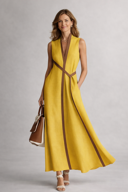 VIVIENNE | Celeste - Elegantes Maxikleid