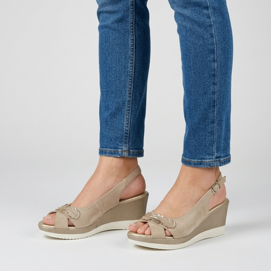 Gelsomina - Komfortsandale für Damen mit Absatz