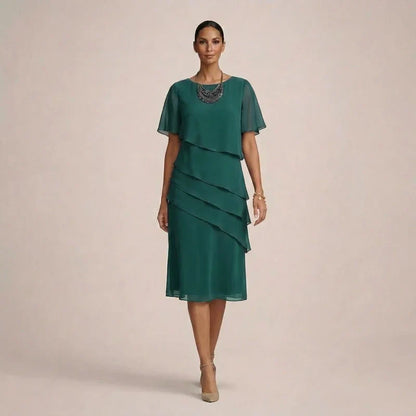 MARA | Elegantes Rüschens Kleid mit schmeichelhaftem Komfort
