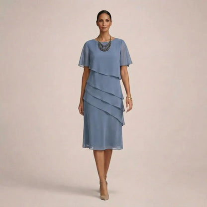MARA | Elegantes Rüschens Kleid mit schmeichelhaftem Komfort