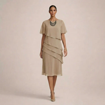 MARA | Elegantes Rüschens Kleid mit schmeichelhaftem Komfort