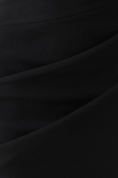 Gracie Halter Maxi Kleid - Schwarz