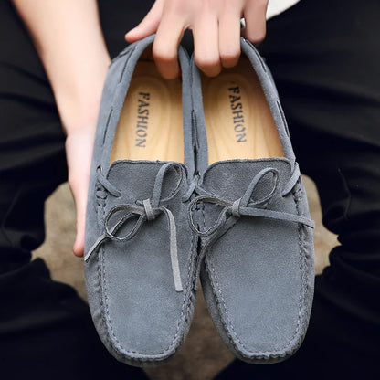 Lässige Wildleder-Sommer Slipper